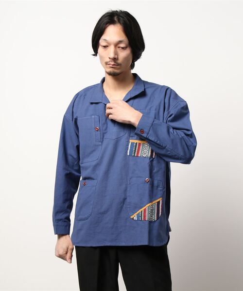 【チャイハネ】ネパールコットン パハルMEN'Sトップス（その他トップス）｜チャイハネ（チャイハネ）