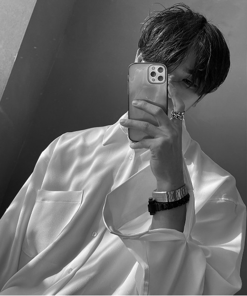 ASCLO（エジュクロ）の「ASCLO Awesome Daily Over Shirt（シャツ/ブラウス・メンズ・ホワイト/ブラック/ベージュ/グレー/ミント/スカイブルー・FREE）」の13枚目の写真