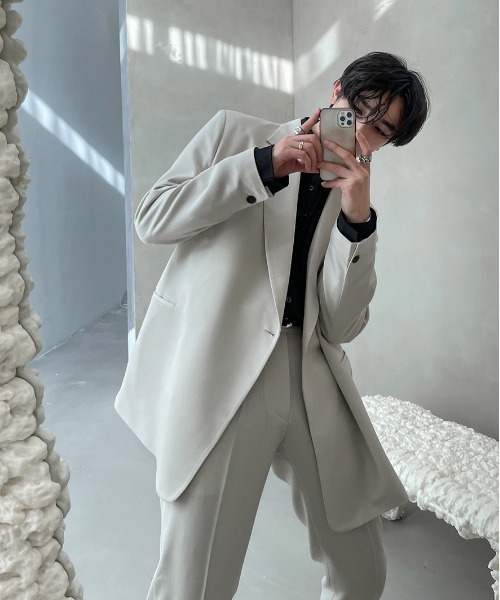 ASCLO（エジュクロ）の「ASCLO Awesome Daily Over Shirt（シャツ/ブラウス・メンズ・ホワイト/ブラック/ベージュ/グレー/ミント/スカイブルー・FREE）」の7枚目の写真