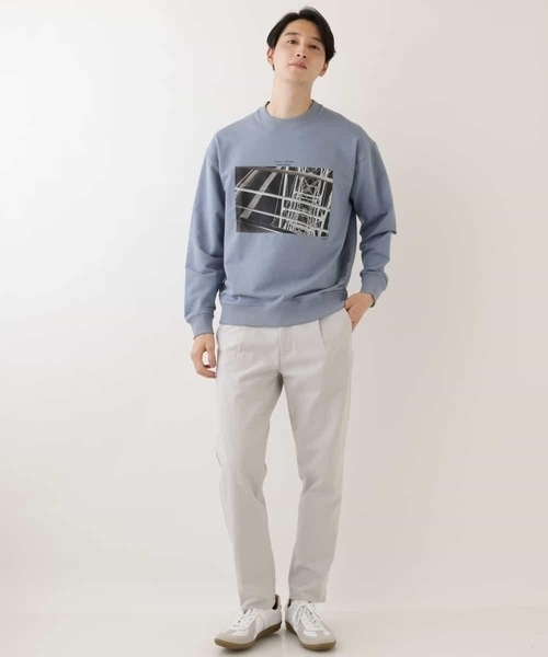 a.v.v(アーヴェヴェ)の「フォトグラファーコラボプリントプルオーバー(スウェット・メンズ・ホワイト/ライトブルー・46/48/44/50)」の9枚目の写真
