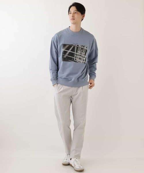a.v.v(アーヴェヴェ)の「フォトグラファーコラボプリントプルオーバー(スウェット・メンズ・ホワイト/ライトブルー・46/48/44/50)」の10枚目の写真