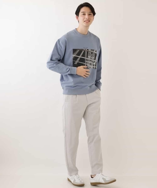 a.v.v(アーヴェヴェ)の「フォトグラファーコラボプリントプルオーバー(スウェット・メンズ・ホワイト/ライトブルー・46/48/44/50)」の11枚目の写真