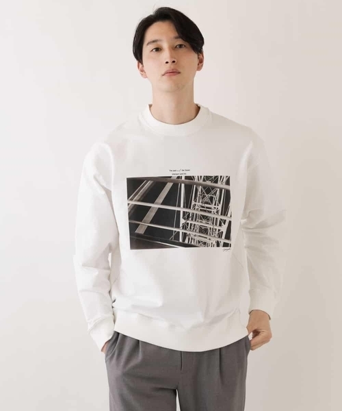 a.v.v(アーヴェヴェ)の「フォトグラファーコラボプリントプルオーバー(スウェット・メンズ・ホワイト/ライトブルー・46/48/44/50)」の15枚目の写真