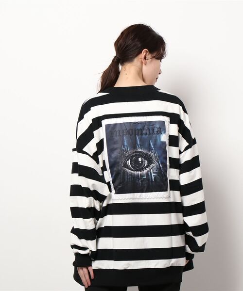 Jamie エーエヌケー(ジェイミーエーエヌケー)の「バックプリントカーデ(Tシャツ/カットソー・レディース・A/ブラック・M)」の4枚目の写真