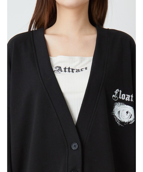 Jamie エーエヌケー(ジェイミーエーエヌケー)の「バックプリントカーデ(Tシャツ/カットソー・レディース・A/ブラック・M)」の8枚目の写真