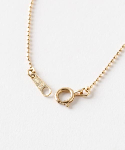 【K10】ステーションネックレス MONATELIER-モナトリエ-k10 ネックレス [ボールステーション]
