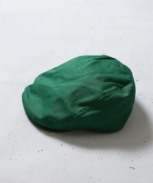 SPINNS（スピンズ）の「TWL素材 カラーハンチング（ハンチング/ベレー帽・メンズ・ブラック/ブラウン/グリーン/ホワイト・ONESIZE）」の14枚目の写真