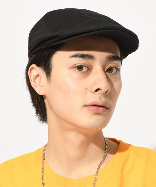 SPINNS（スピンズ）の「TWL素材 カラーハンチング（ハンチング/ベレー帽・メンズ・ブラック/ブラウン/グリーン/ホワイト・ONESIZE）」の7枚目の写真