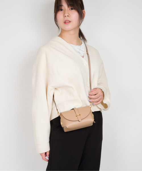 VICE VERSA（バイスバース）の「【VICE VERSA/バイスベルサ】ミニレザーショルダーバッグ ポシェット（ショルダーバッグ・レディース・コーラルピンク/ブラック/ライトブラウン/シルバー・FREE）」の15枚目の写真