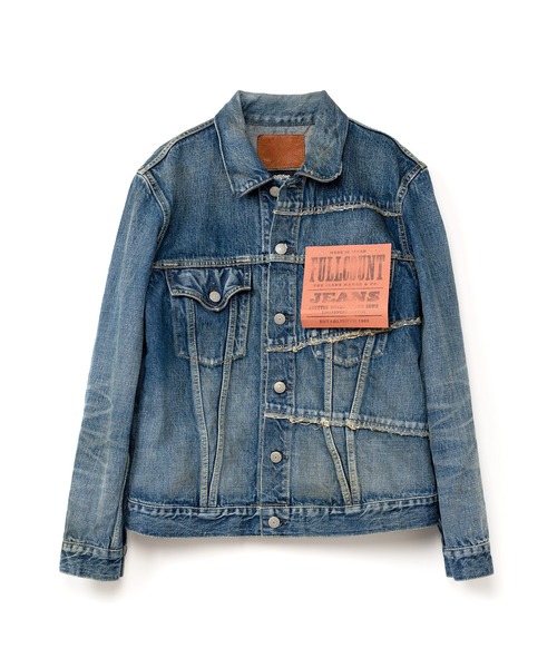FULLCOUNT（フルカウント）の「MYne マイン / FC Switing Denim JK フルカウントコラボレーションスウィッチングデニムジャケット ヴィンテージ リメイク / G08FC101（デニムジャケット・メンズ・インディゴブルー・MEDIUM/LARGE）」の7枚目の写真
