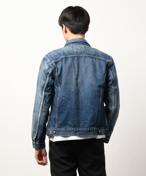 FULLCOUNT（フルカウント）の「MYne マイン / FC Switing Denim JK フルカウントコラボレーションスウィッチングデニムジャケット ヴィンテージ リメイク / G08FC101（デニムジャケット・メンズ・インディゴブルー・MEDIUM/LARGE）」の13枚目の写真