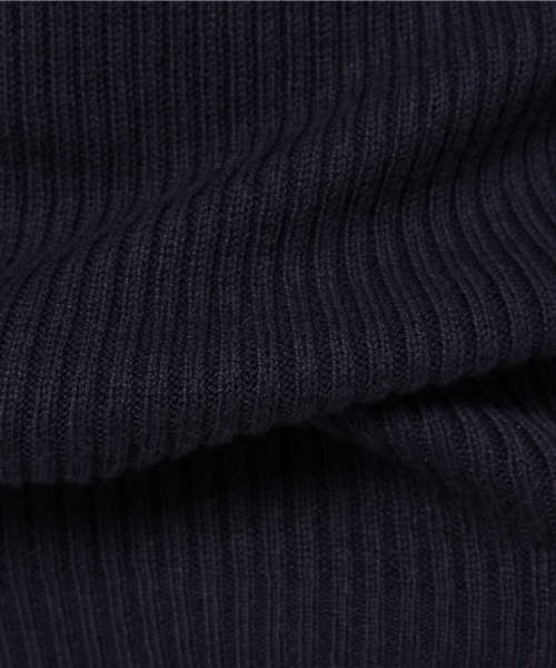 CIAOPANIC（チャオパニック）の「【Ciaopanic】コットンリブ無地ハイネックプルオーバー（ニット/セーター・レディース・オフホワイト/グレー/ネイビー・FREE）」の9枚目の写真