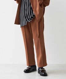 Lui's | センタープレステーパードパンツ(スラックス)