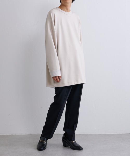 Lui's(ルイス)の「センタープレステーパードパンツ(スラックス・メンズ・ブラック/オフホワイト/グリーン/キャメル・SMALL/MEDIUM)」の12枚目の写真