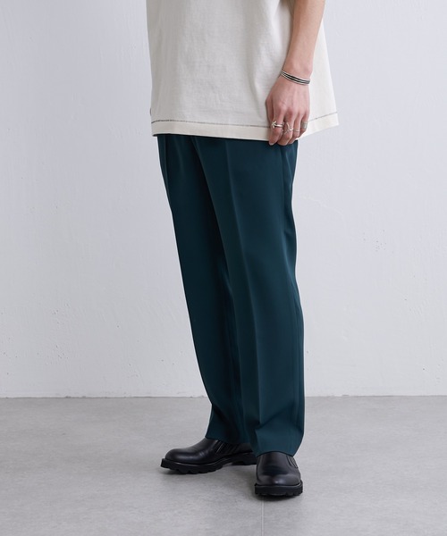 Lui's(ルイス)の「センタープレステーパードパンツ(スラックス・メンズ・ブラック/オフホワイト/グリーン/キャメル・SMALL/MEDIUM)」の15枚目の写真