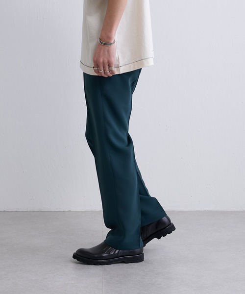 Lui's(ルイス)の「センタープレステーパードパンツ(スラックス・メンズ・ブラック/オフホワイト/グリーン/キャメル・SMALL/MEDIUM)」の14枚目の写真