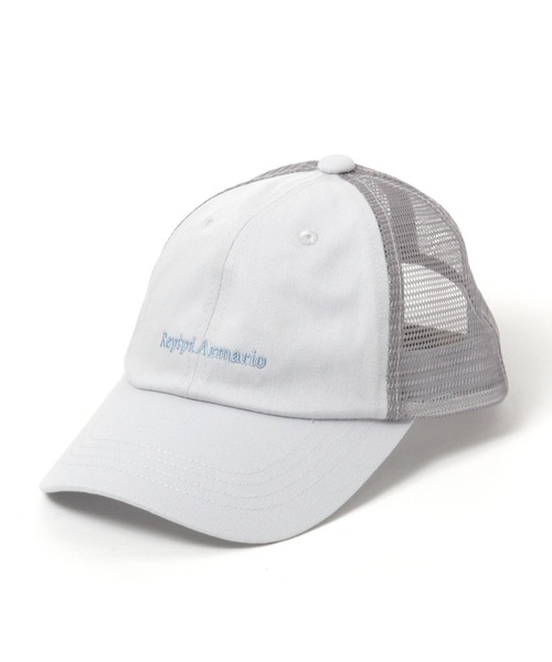 repipi armario(レピピ アルマリオ)の「ロゴメッシュキャップ(キャップ・キッズ・ホワイト/ベージュ/ブラック系その他/ブルー系その他・FREE)」の4枚目の写真