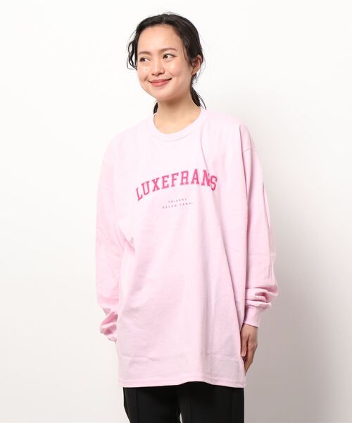 ECRIRE（エクリール）の「【komiコラボ】GILDANロゴプリントロンT（Tシャツ/カットソー・レディース・オフホワイト/ピンク/ブルー・フリー）」の15枚目の写真