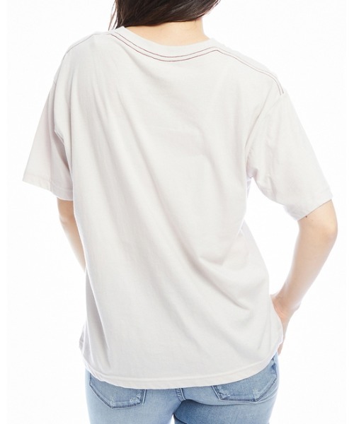 RVCA（ルーカ）の「RVCA レディース  JAY TREE Ｔシャツ【2022年春夏モデル】/ルーカ半袖Tシャツ（Tシャツ/カットソー・レディース・ナチュラル/ブラック・MEDIUM/X-SMALL/SMALL）」の4枚目の写真