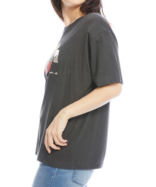 RVCA（ルーカ）の「RVCA レディース  JAY TREE Ｔシャツ【2022年春夏モデル】/ルーカ半袖Tシャツ（Tシャツ/カットソー・レディース・ナチュラル/ブラック・MEDIUM/X-SMALL/SMALL）」の8枚目の写真