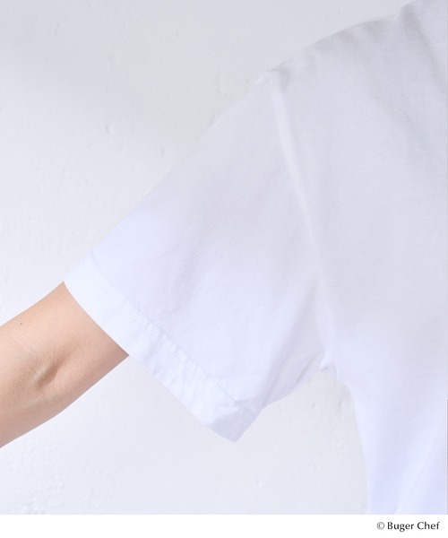 GOOD ROCK SPEED（グッドロックスピード）の「Burger Chef Tee（Tシャツ/カットソー・レディース・ホワイト・FREE）」の9枚目の写真