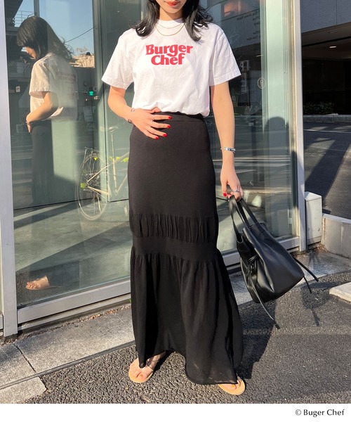 GOOD ROCK SPEED（グッドロックスピード）の「Burger Chef Tee（Tシャツ/カットソー・レディース・ホワイト・FREE）」の10枚目の写真