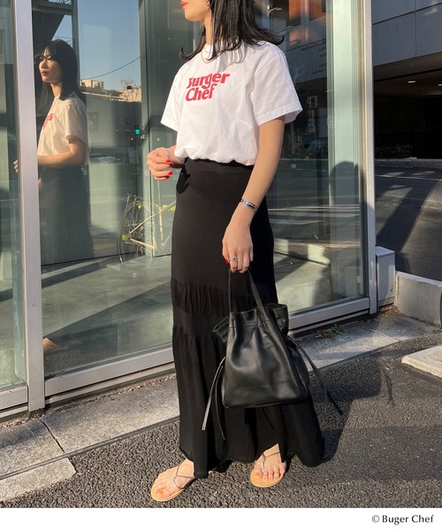 GOOD ROCK SPEED（グッドロックスピード）の「Burger Chef Tee（Tシャツ/カットソー・レディース・ホワイト・FREE）」の4枚目の写真