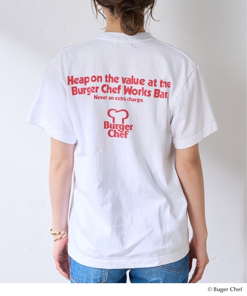 GOOD ROCK SPEED（グッドロックスピード）の「Burger Chef Tee（Tシャツ/カットソー・レディース・ホワイト・FREE）」の7枚目の写真