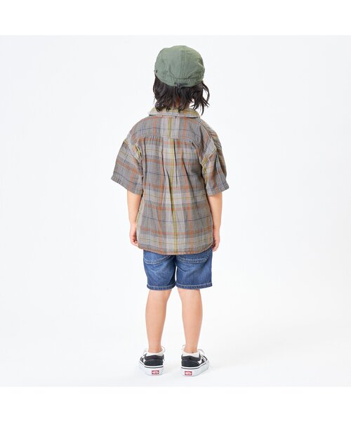 F.O.KIDS(エフオーキッズ)の「ワイドシャツ(シャツ/ブラウス・キッズ・ブラウン/ブラック/ベージュ・120/80/90/100/130/140/95/110)」の5枚目の写真