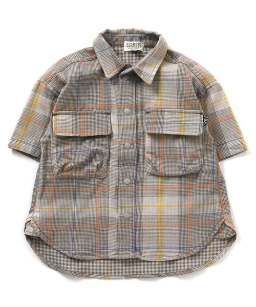 F.O.KIDS(エフオーキッズ)の「ワイドシャツ(シャツ/ブラウス・キッズ・ブラウン/ブラック/ベージュ・120/80/90/100/130/140/95/110)」の6枚目の写真
