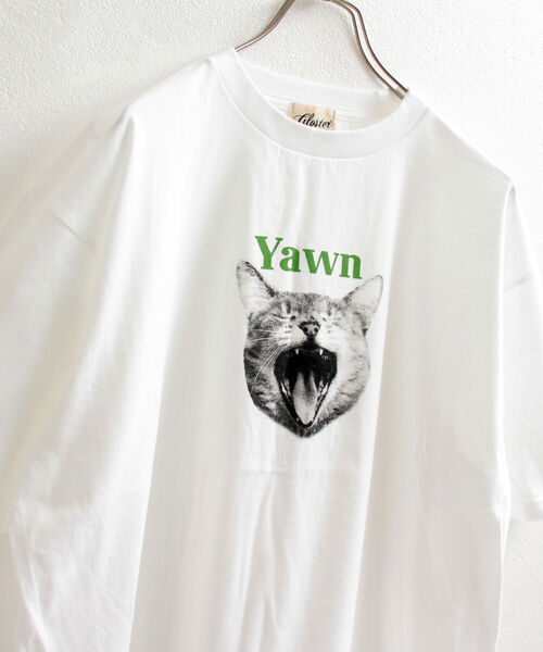 GLOSTER（グロスター）の「【人気NO.1ヒットシリーズ】DOG&CAT 犬猫オーバーサイズTシャツ（Tシャツ/カットソー・メンズ・ホワイト系その他/ホワイト系その他2/ホワイト系その他3/ホワイト系その他4/ホワイト系その他5/ホワイト系その他6・MEDIUM/LARGE）」の16枚目の写真