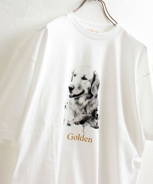 GLOSTER（グロスター）の「【人気NO.1ヒットシリーズ】DOG&CAT 犬猫オーバーサイズTシャツ（Tシャツ/カットソー・メンズ・ホワイト系その他/ホワイト系その他2/ホワイト系その他3/ホワイト系その他4/ホワイト系その他5/ホワイト系その他6・MEDIUM/LARGE）」の21枚目の写真