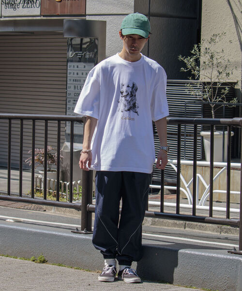 GLOSTER（グロスター）の「【人気NO.1ヒットシリーズ】DOG&CAT 犬猫オーバーサイズTシャツ（Tシャツ/カットソー・メンズ・ホワイト系その他/ホワイト系その他2/ホワイト系その他3/ホワイト系その他4/ホワイト系その他5/ホワイト系その他6・MEDIUM/LARGE）」の8枚目の写真