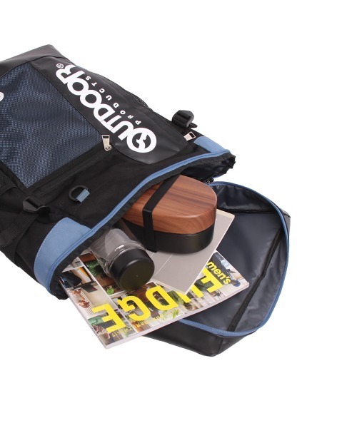 OUTDOOR PRODUCTS(アウトドアプロダクツ)の「30L 大容量 ボックスリュック(バックパック/リュック・メンズ・ホワイト/ブラック/ターコイズブルー/ライム/ラベンダー/ライトグリーン/ピンク/ブルー・フリー/フリ-/FREE)」の9枚目の写真
