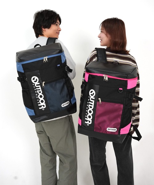 OUTDOOR PRODUCTS(アウトドアプロダクツ)の「30L 大容量 ボックスリュック(バックパック/リュック・メンズ・ホワイト/ブラック/ターコイズブルー/ライム/ラベンダー/ライトグリーン/ピンク/ブルー・フリー/フリ-/FREE)」の17枚目の写真