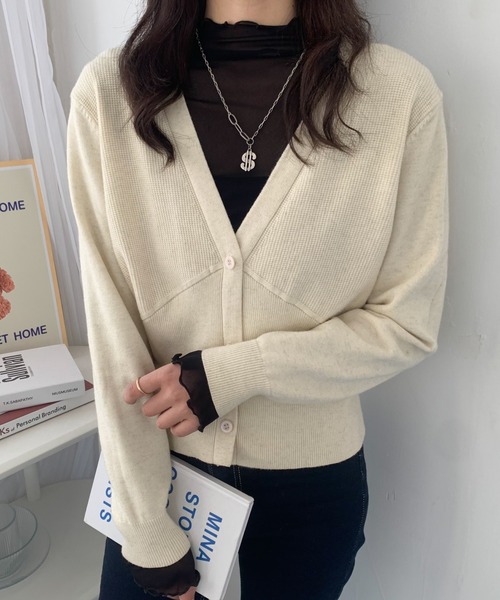 ABITOKYO（アビトーキョー）の「シースルーハイネックインナーカットソー（Tシャツ/カットソー・レディース・ブラック/アイボリー/グレー/グリーン/ブルー/イエロー/オレンジ/ピンク/ベージュ系その他/グレー系その他/ブルー系その他・M/L）」の19枚目の写真