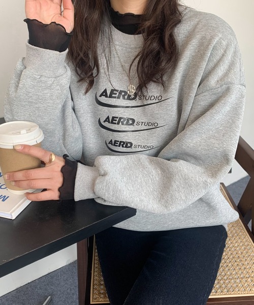 ABITOKYO（アビトーキョー）の「シースルーハイネックインナーカットソー（Tシャツ/カットソー・レディース・ブラック/アイボリー/グレー/グリーン/ブルー/イエロー/オレンジ/ピンク/ベージュ系その他/グレー系その他/ブルー系その他・M/L）」の18枚目の写真