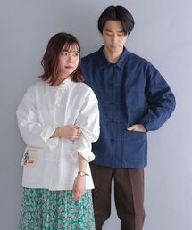 *【SHIPS別注】MACOBER: ワーク チャイナ ジャケット (セットアップ対応)