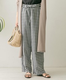 URBAN RESEARCH Sonny Label | 『UR TECH 高機能リネン』リネン混ワイドプルオンパンツ(その他パンツ)