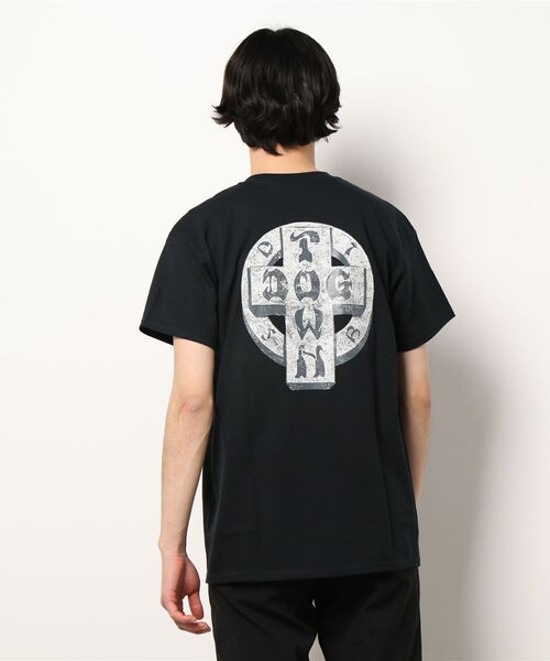 DOGTOWN（ドッグタウン）の「STONE CIRCLE S/S T-Shirts/DOGTOWN(ドッグタウン)半袖バックプリントTシャツ（Tシャツ/カットソー・メンズ・ホワイト/ブラック/インディゴブルー・MEDIUM/LARGE/X-LARGE）」の8枚目の写真