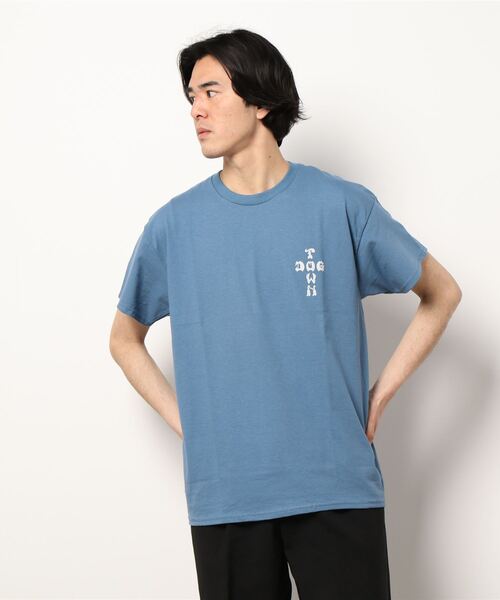 DOGTOWN（ドッグタウン）の「STONE CIRCLE S/S T-Shirts/DOGTOWN(ドッグタウン)半袖バックプリントTシャツ（Tシャツ/カットソー・メンズ・ホワイト/ブラック/インディゴブルー・MEDIUM/LARGE/X-LARGE）」の9枚目の写真