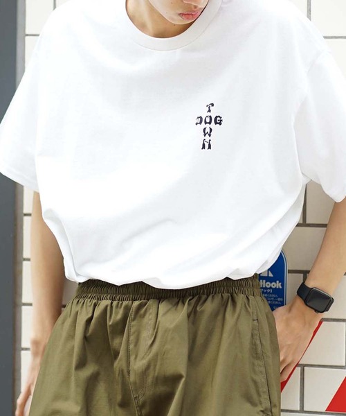 DOGTOWN（ドッグタウン）の「STONE CIRCLE S/S T-Shirts/DOGTOWN(ドッグタウン)半袖バックプリントTシャツ（Tシャツ/カットソー・メンズ・ホワイト/ブラック/インディゴブルー・MEDIUM/LARGE/X-LARGE）」の20枚目の写真