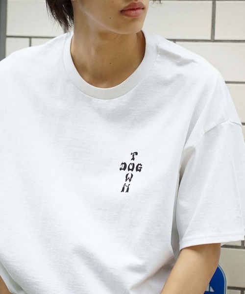 DOGTOWN（ドッグタウン）の「STONE CIRCLE S/S T-Shirts/DOGTOWN(ドッグタウン)半袖バックプリントTシャツ（Tシャツ/カットソー・メンズ・ホワイト/ブラック/インディゴブルー・MEDIUM/LARGE/X-LARGE）」の21枚目の写真
