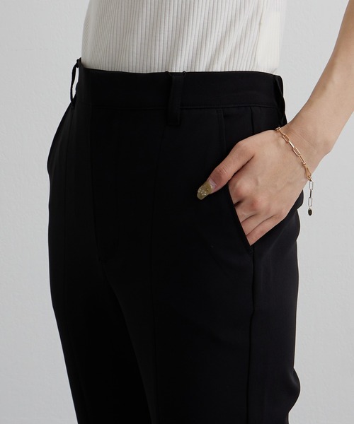 COLONY 2139（コロニートゥーワンスリーナイン）の「ストレッチイージーケアーパンツ / フレアパンツ（スラックス・レディース・ブラック/グレイッシュベージュ/グリーン・SMALL/MEDIUM/LARGE）」の19枚目の写真