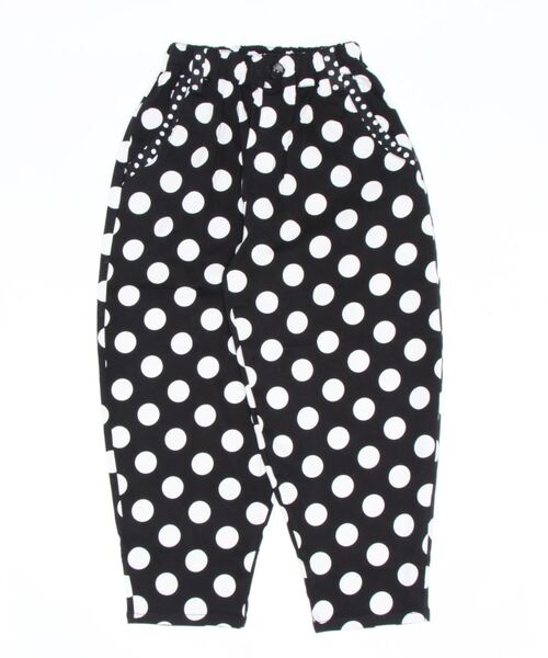 garcon la raison（ギャルソン・ラ・レゾン）の「ワイドジョッパーズ（その他パンツ・キッズ・ブラック/オフホワイト・140cm/130cm）」の2枚目の写真