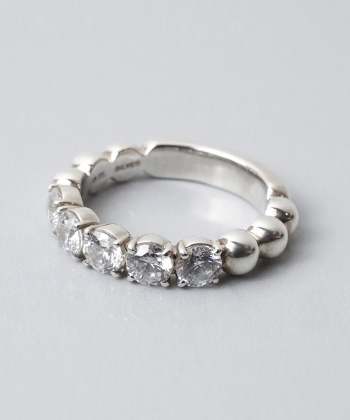 e.m.(イーエム)の「【再入荷】SILVER925ジルコニアボール一文字リング/メンズ/レディース(リング・レディース・シルバー・#9/#15/#19/#13/#17/#11)」の18枚目の写真