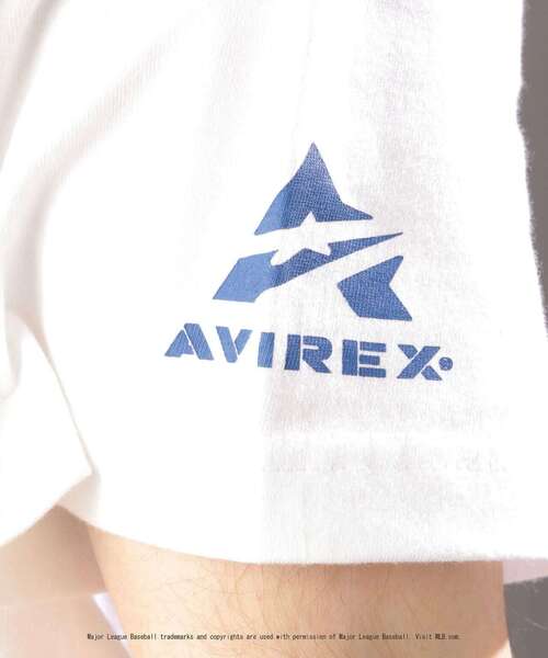 AVIREX(アヴィレックス)の「【MLB×AVIREX】ドジャース Tシャツ/Dodgers T-SHIRT(Tシャツ/カットソー・メンズ・ホワイト/ブルー・SMALL/MEDIUM/LARGE/X-LARGE/XX-LARGE)」の8枚目の写真