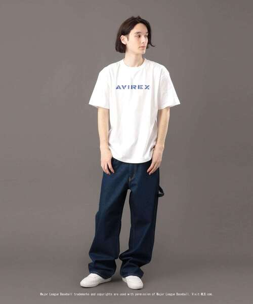 AVIREX(アヴィレックス)の「【MLB×AVIREX】ドジャース Tシャツ/Dodgers T-SHIRT(Tシャツ/カットソー・メンズ・ホワイト/ブルー・SMALL/MEDIUM/LARGE/X-LARGE/XX-LARGE)」の11枚目の写真