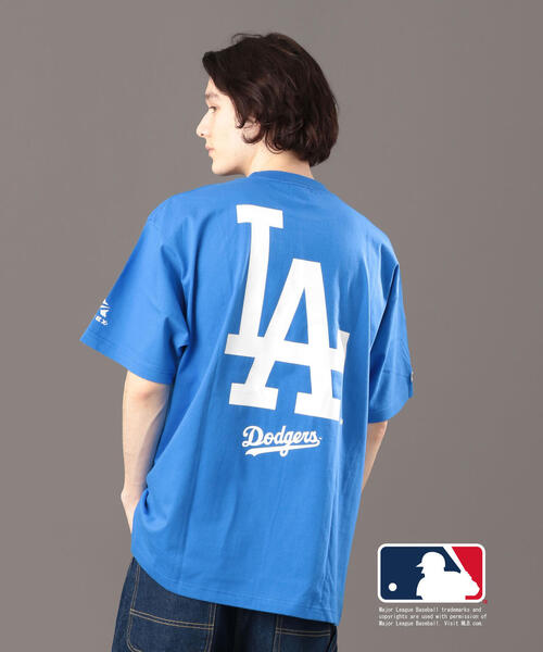 国内発送【AVIREX】東京シリーズ ドジャース 半袖Tシャツ MLB×AVIREXドジャース Tシャツ／Dodgers T-SHIRT