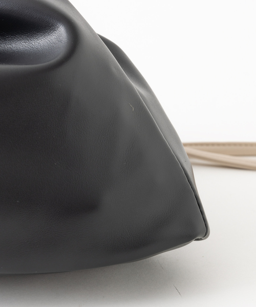 LOWELL things（ロウェル　シングス）の「ソフト巾着ミニトート（トートバッグ・レディース・クリーム/ホワイト/ベージュ/ブラック・フリー）」の11枚目の写真